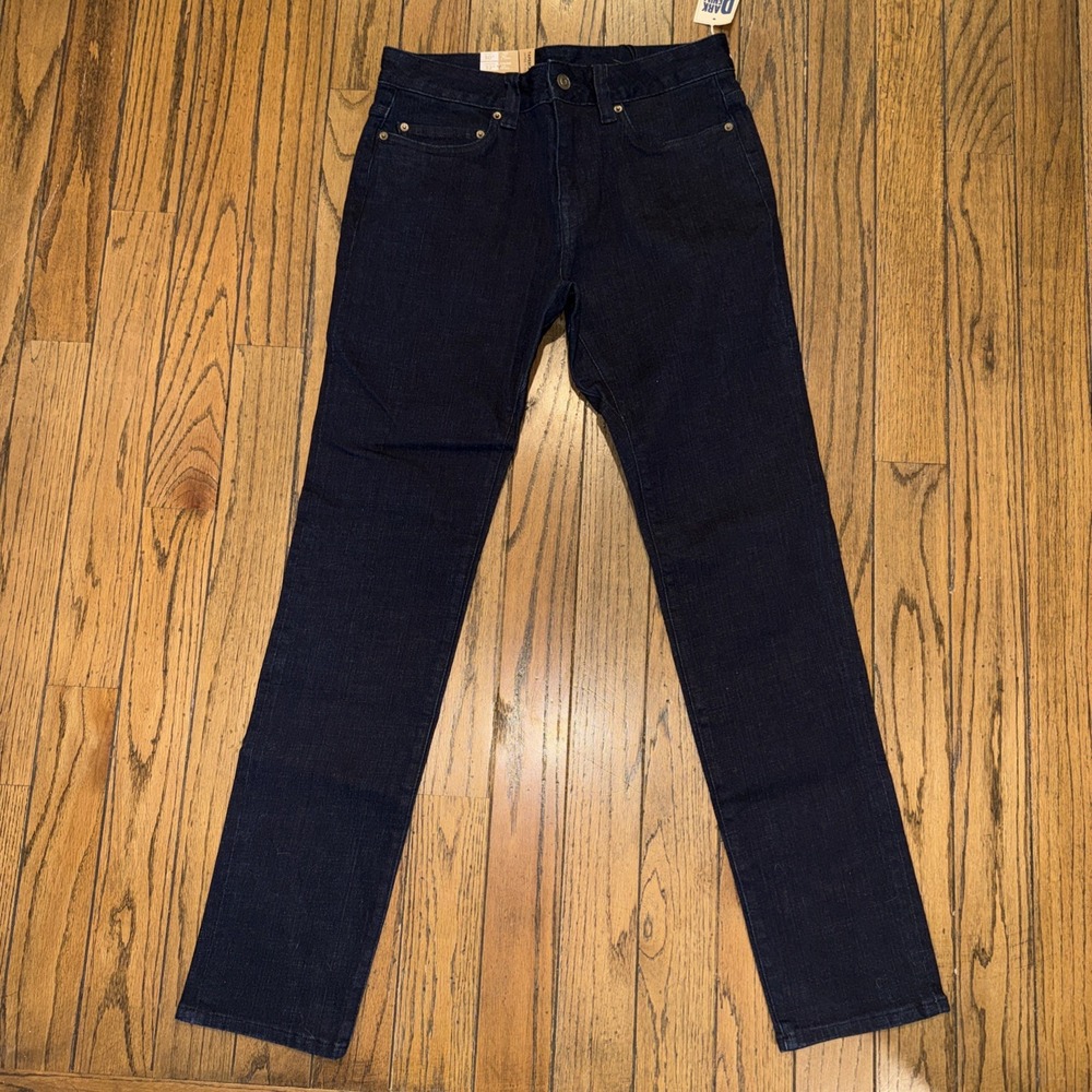 Prana Hillgard Slim Jean Tapered Leg Dark Wash Blue Men Size 30 x 32 NWT